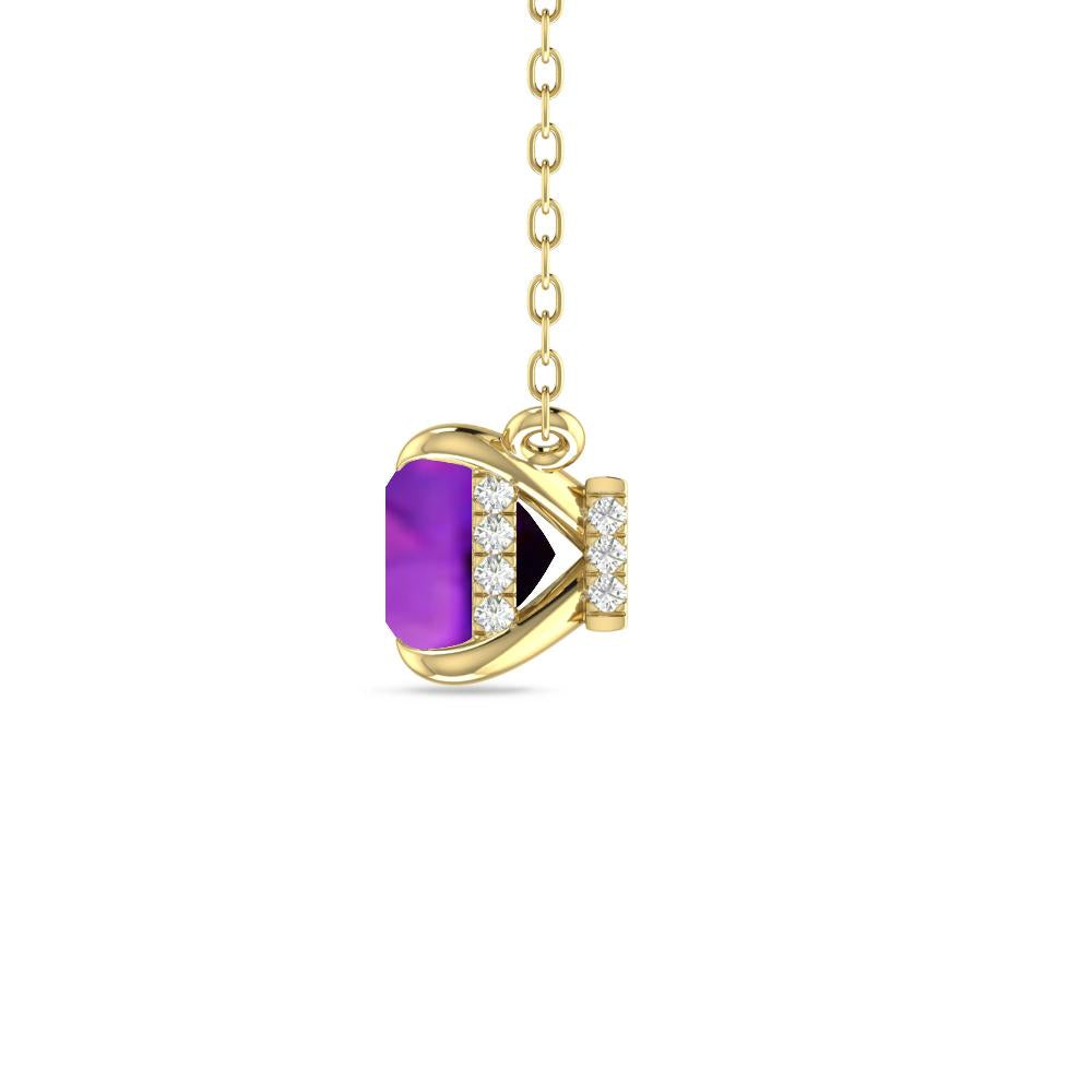 Yellow Gold - Amethyst