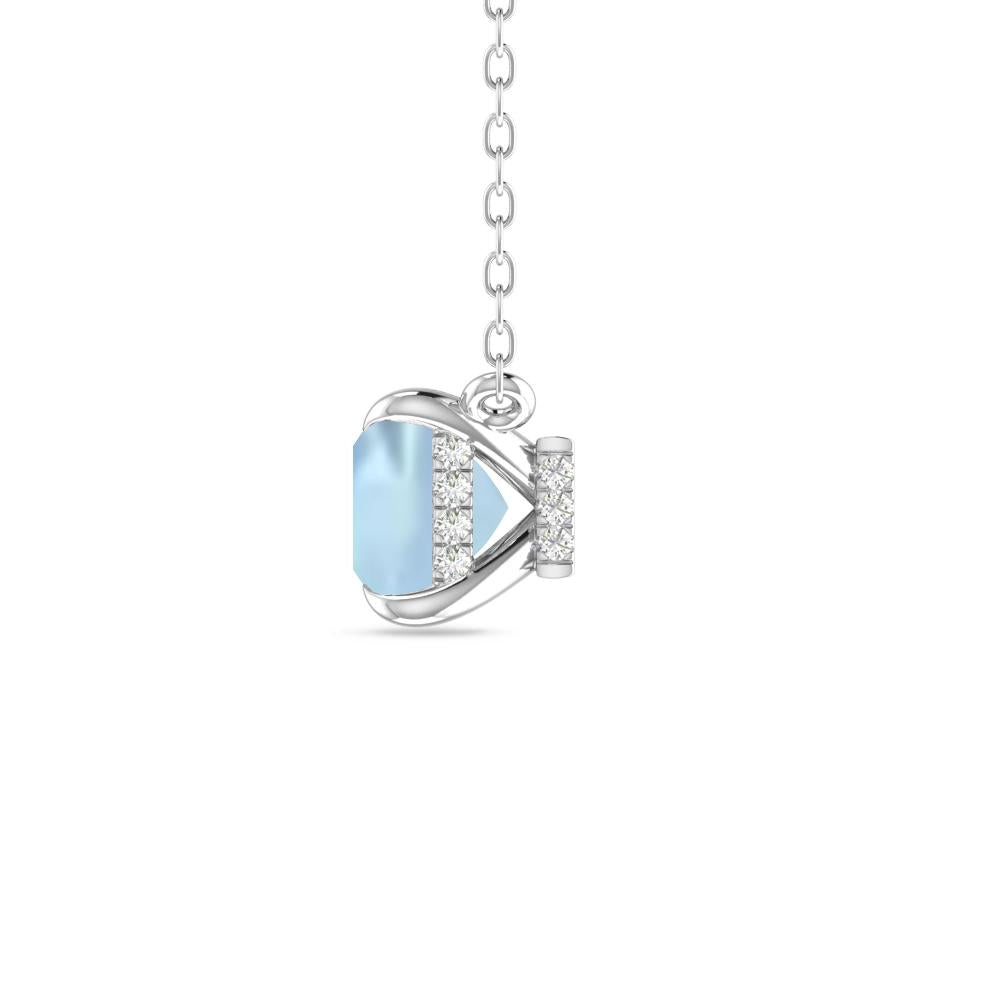 White Gold - Aquamarine