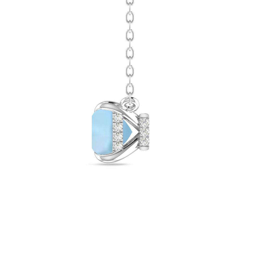 White Gold - Aquamarine