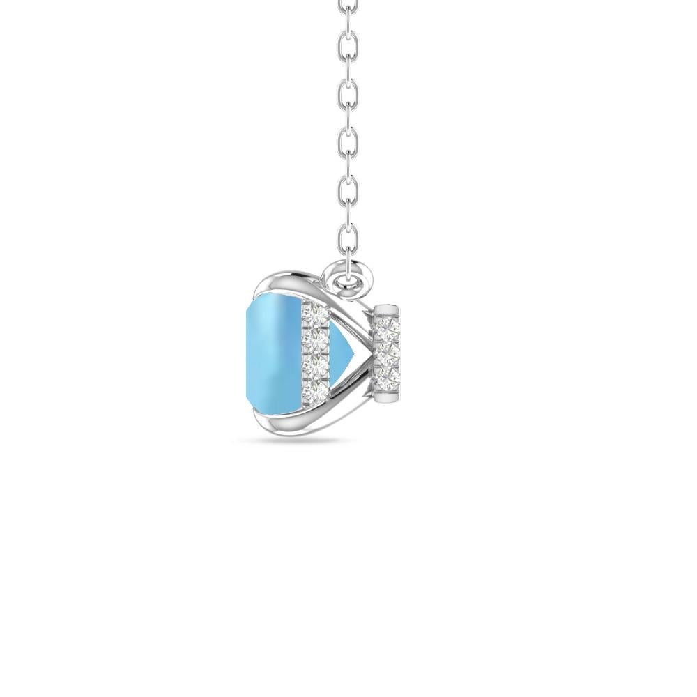 White Gold - Aquamarine