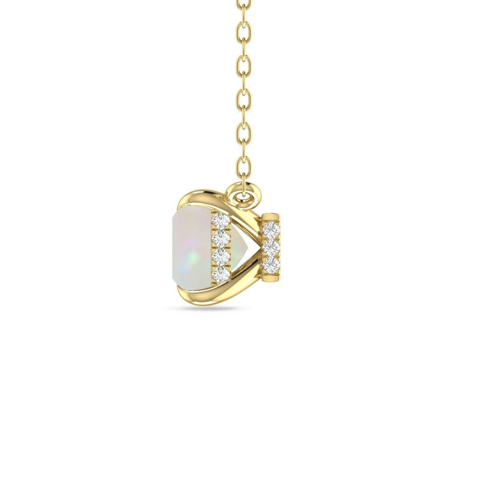 Yellow Gold - Opal