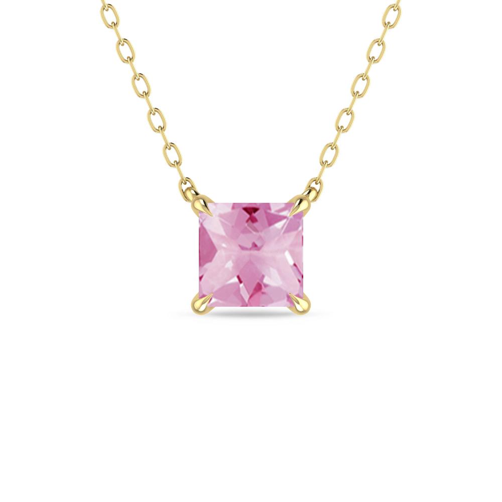 Yellow Gold - Pink Tourmaline