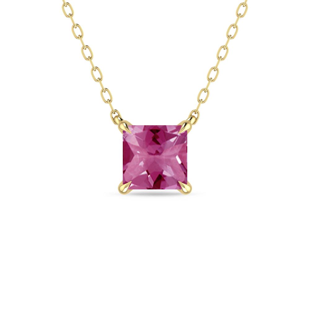 Yellow Gold - Pink Tourmaline