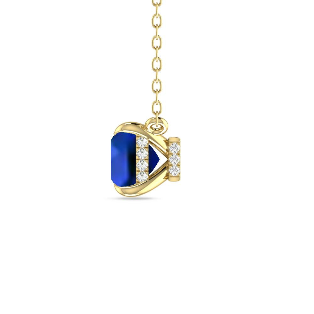 Yellow Gold - Sapphire