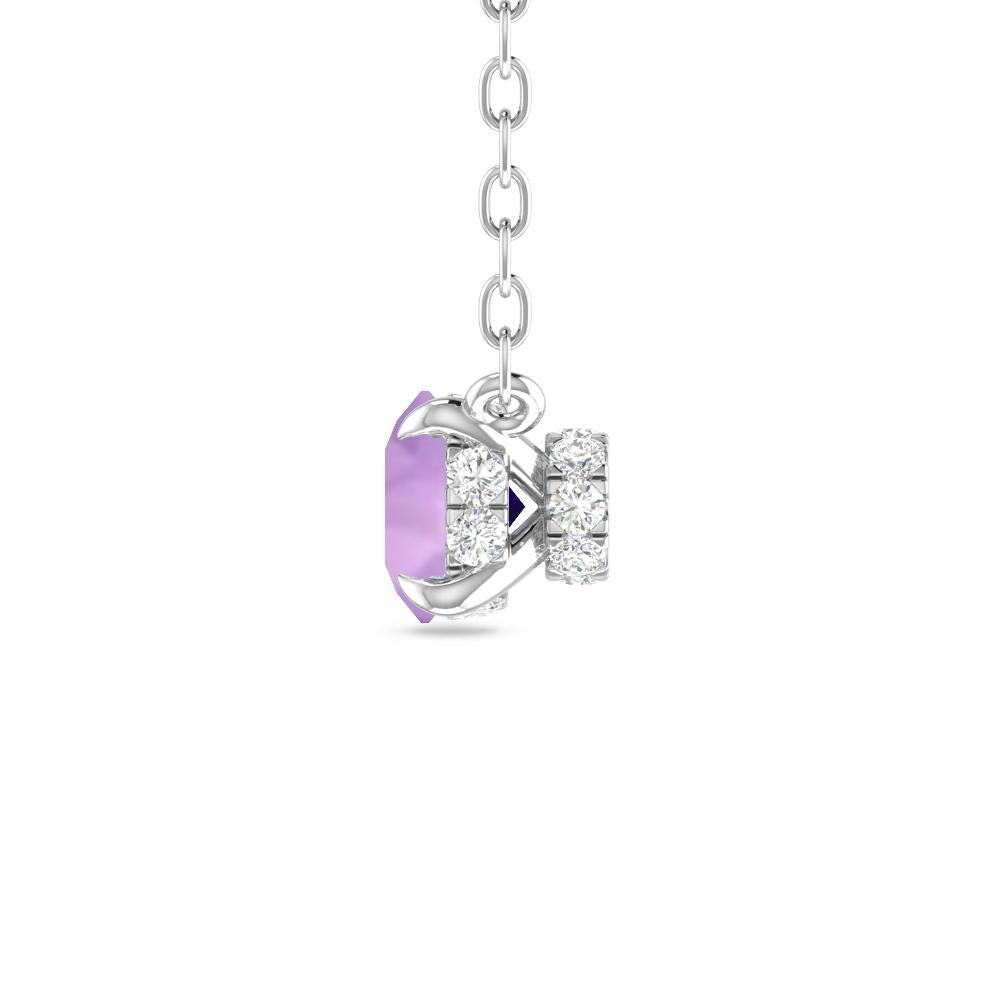 White Gold - Amethyst