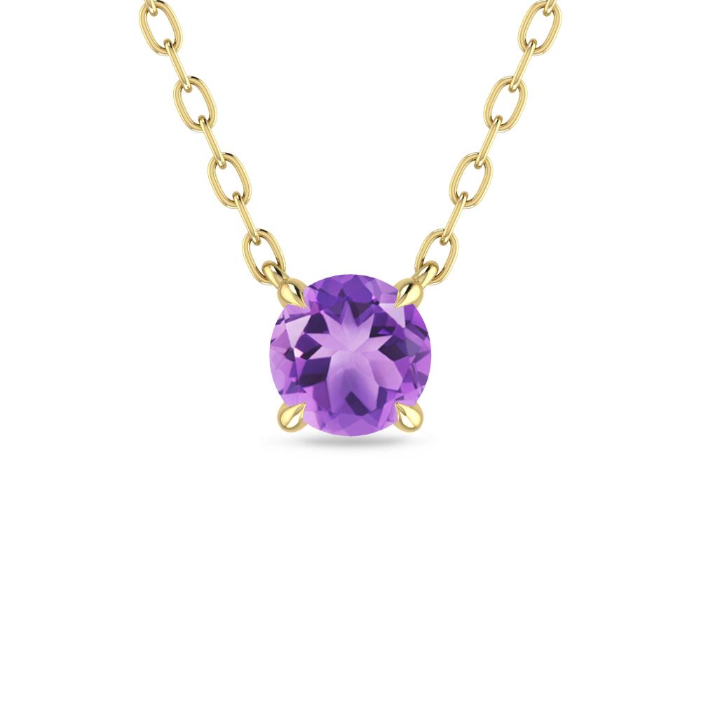 Yellow Gold - Amethyst