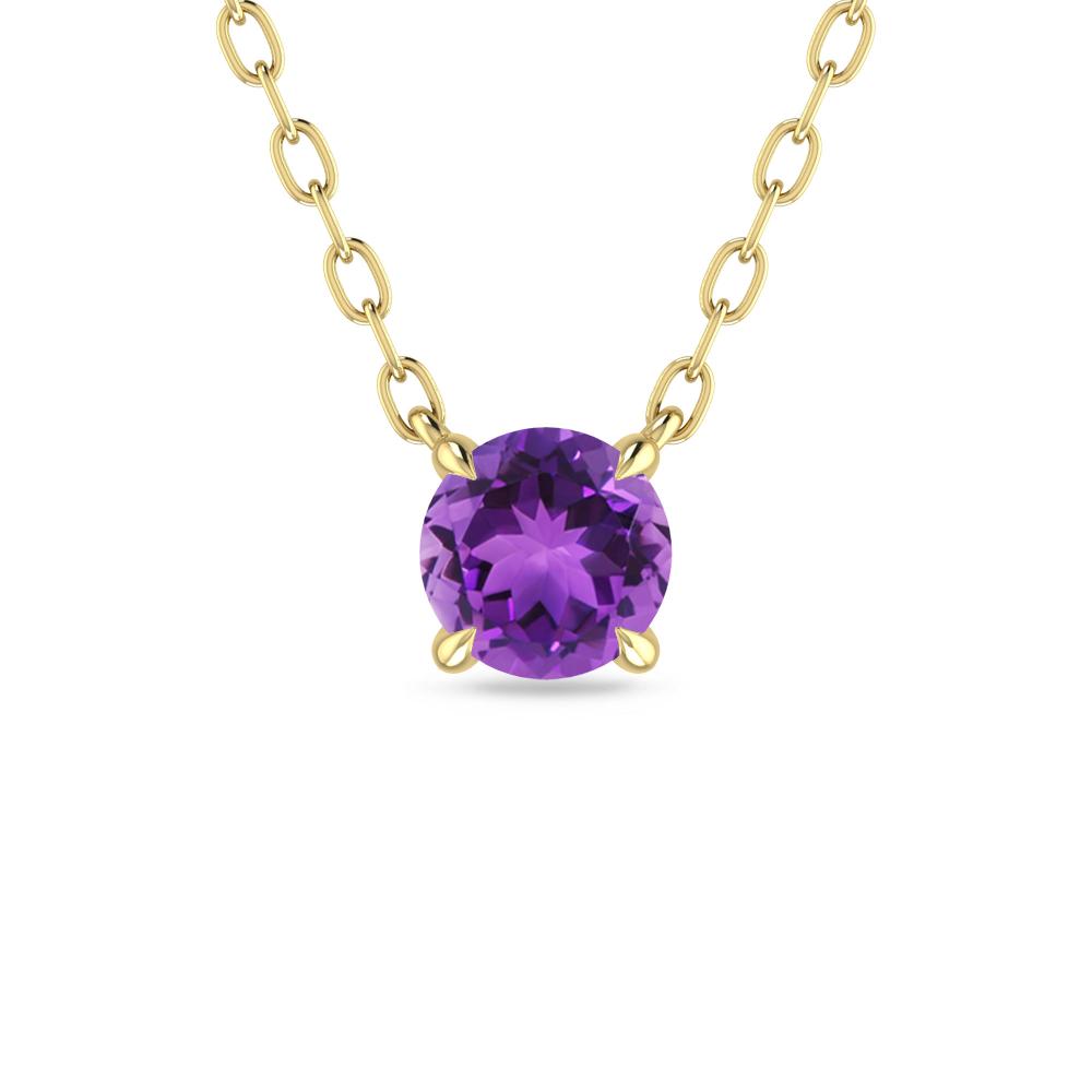 Yellow Gold - Amethyst