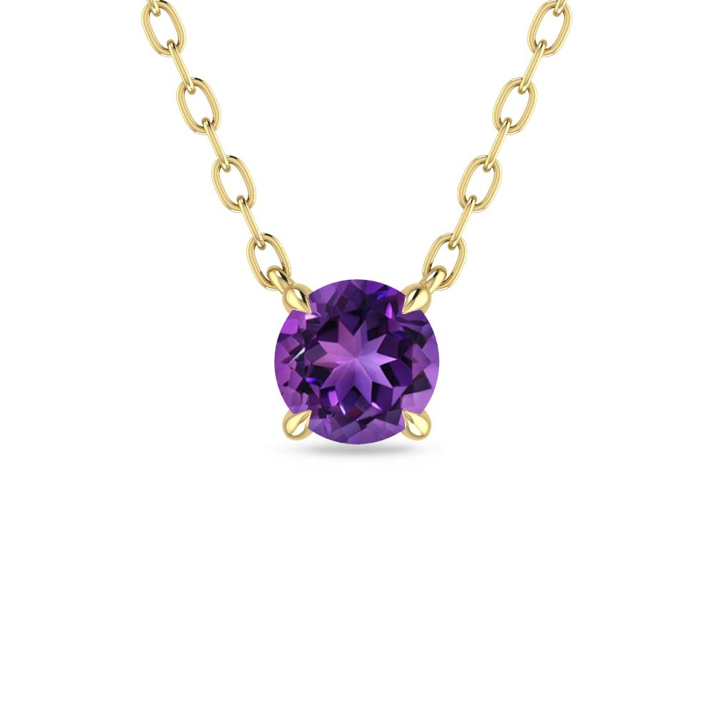 Yellow Gold - Amethyst