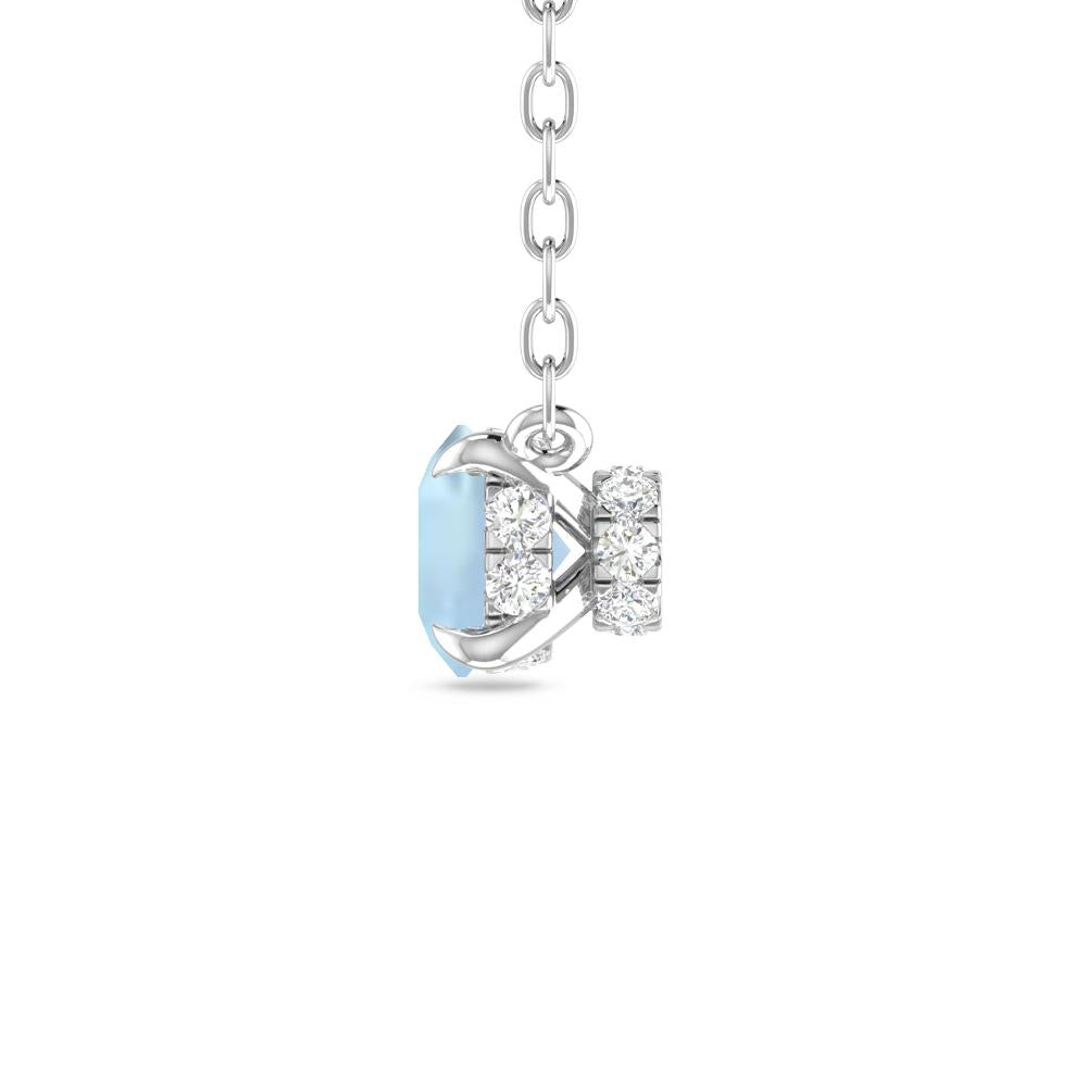 White Gold - Aquamarine