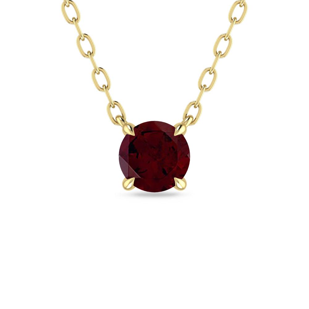 Yellow Gold - Garnet