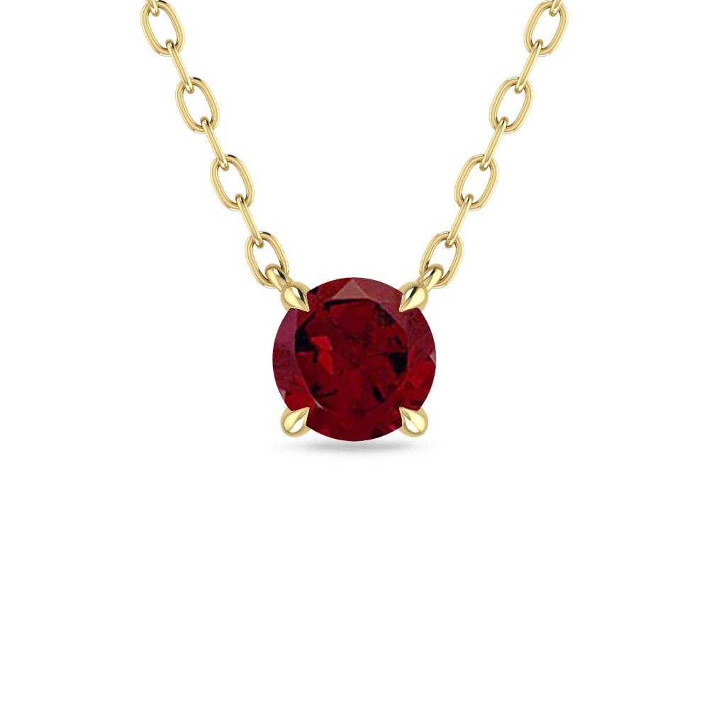 Yellow Gold - Garnet