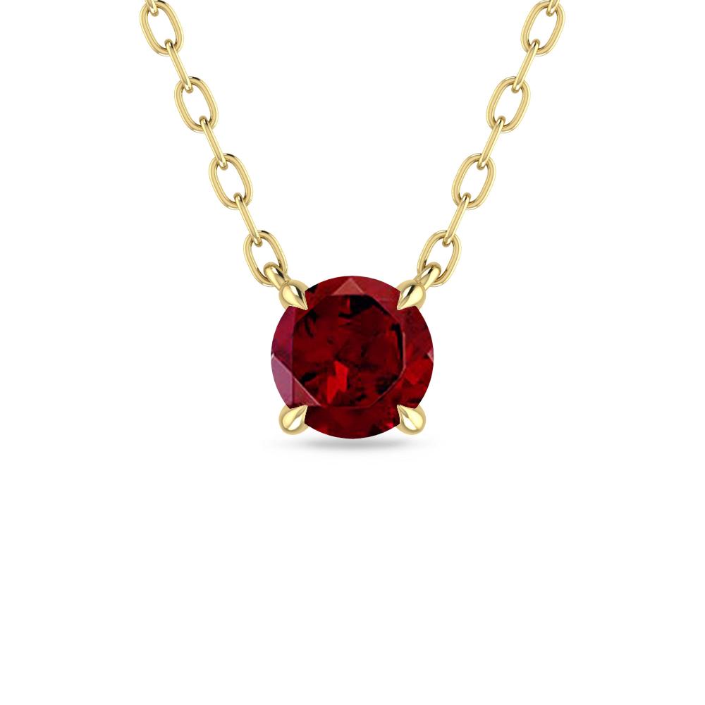 Yellow Gold - Garnet