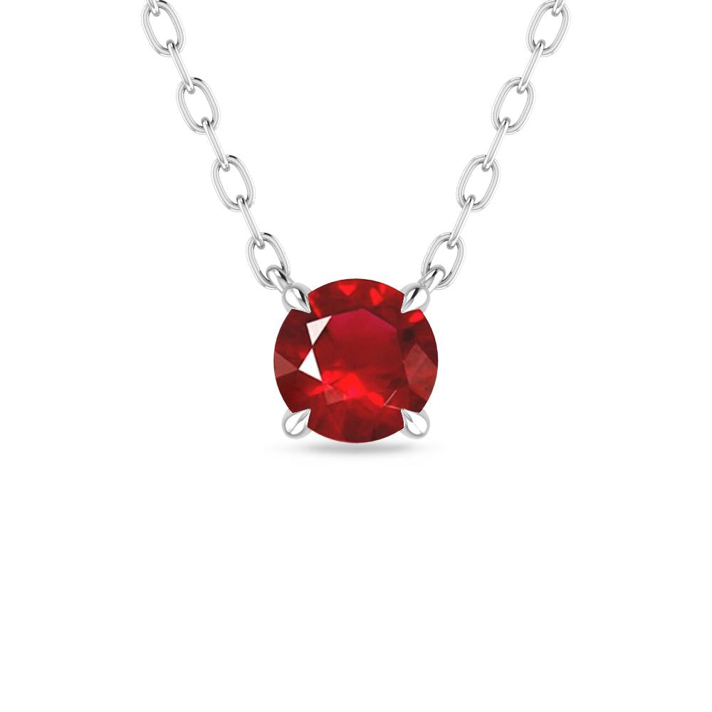 White Gold - Ruby