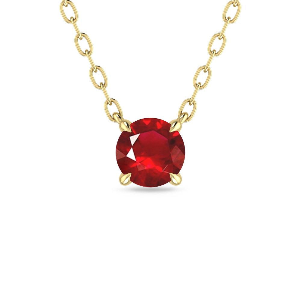 Yellow Gold - Ruby