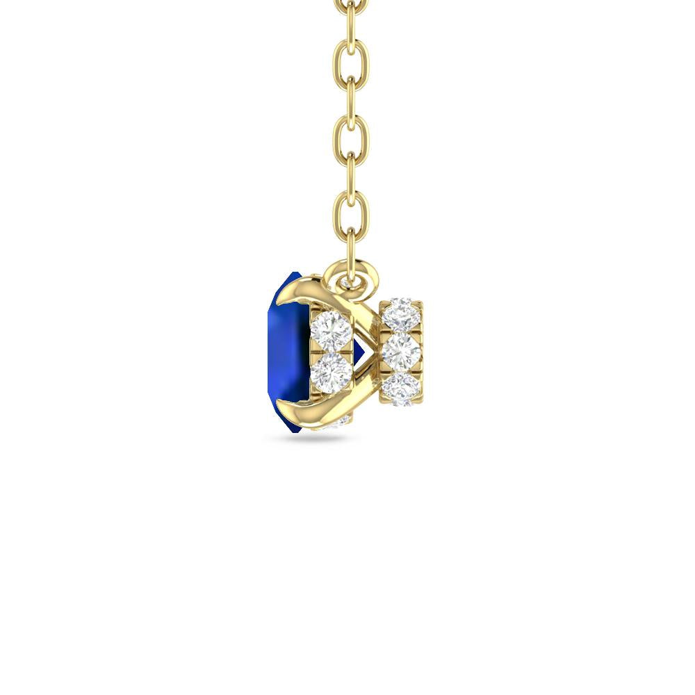 Yellow Gold - Sapphire