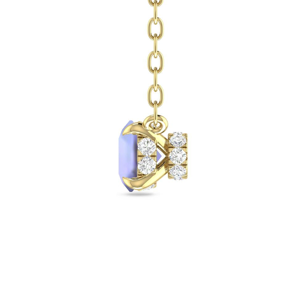 Yellow Gold - Tanzanite