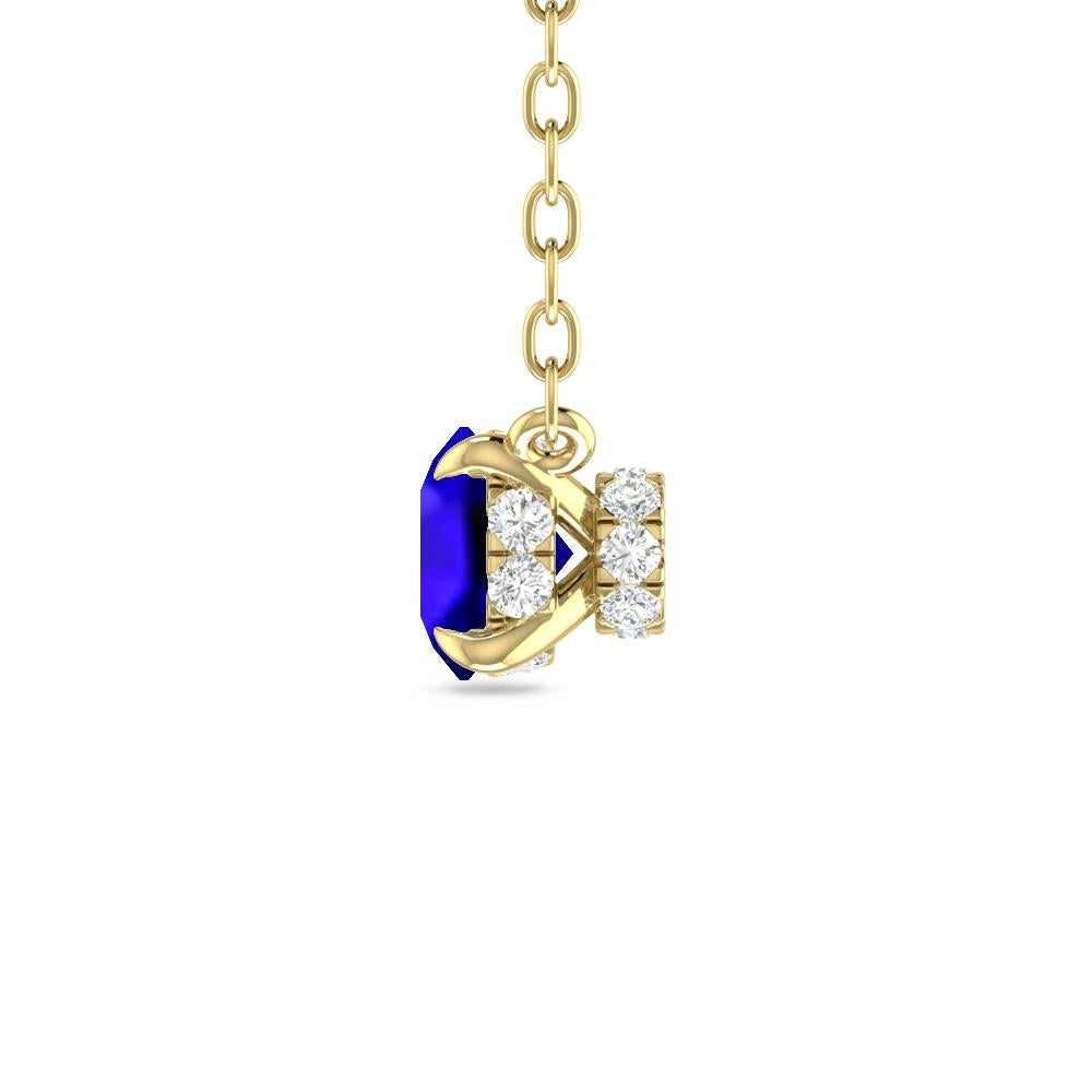 Yellow Gold - Tanzanite