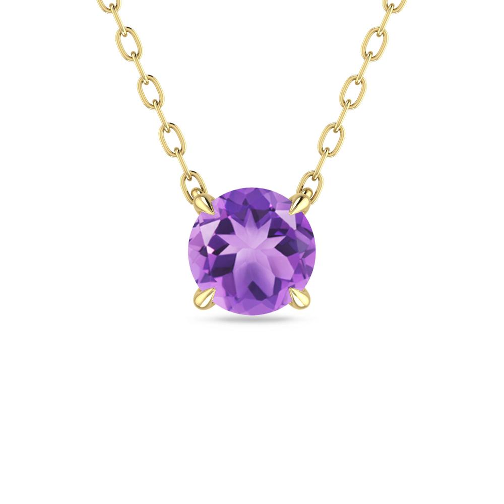 Yellow Gold - Amethyst