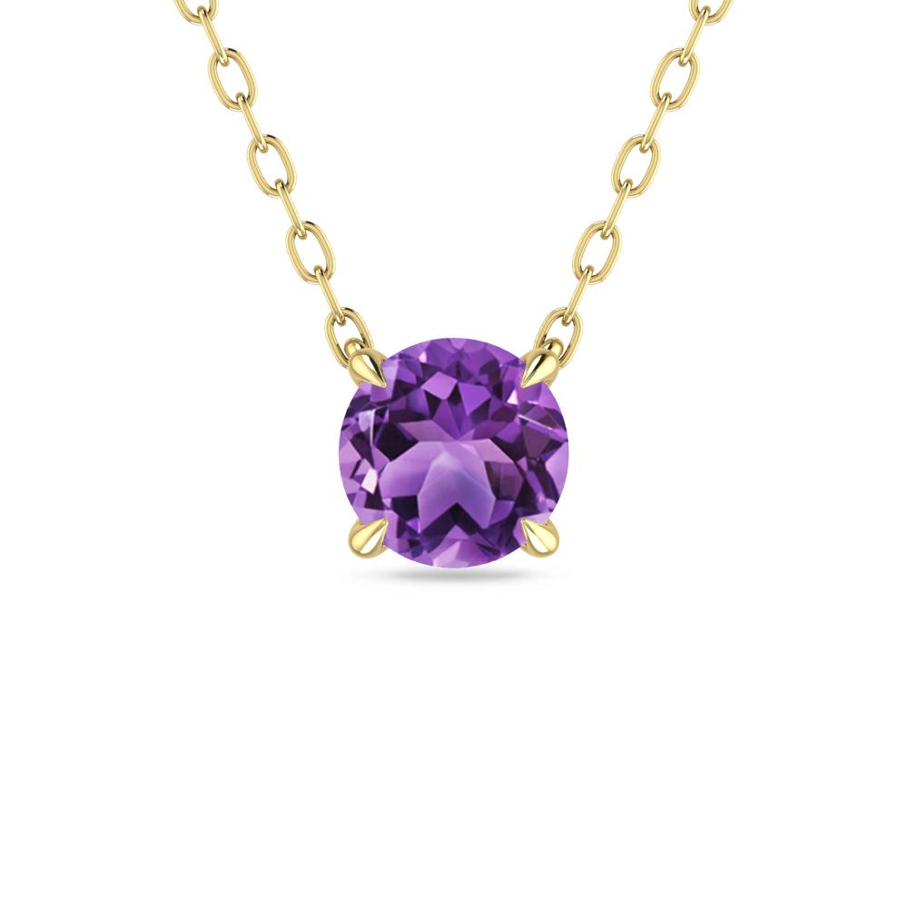 Yellow Gold - Amethyst