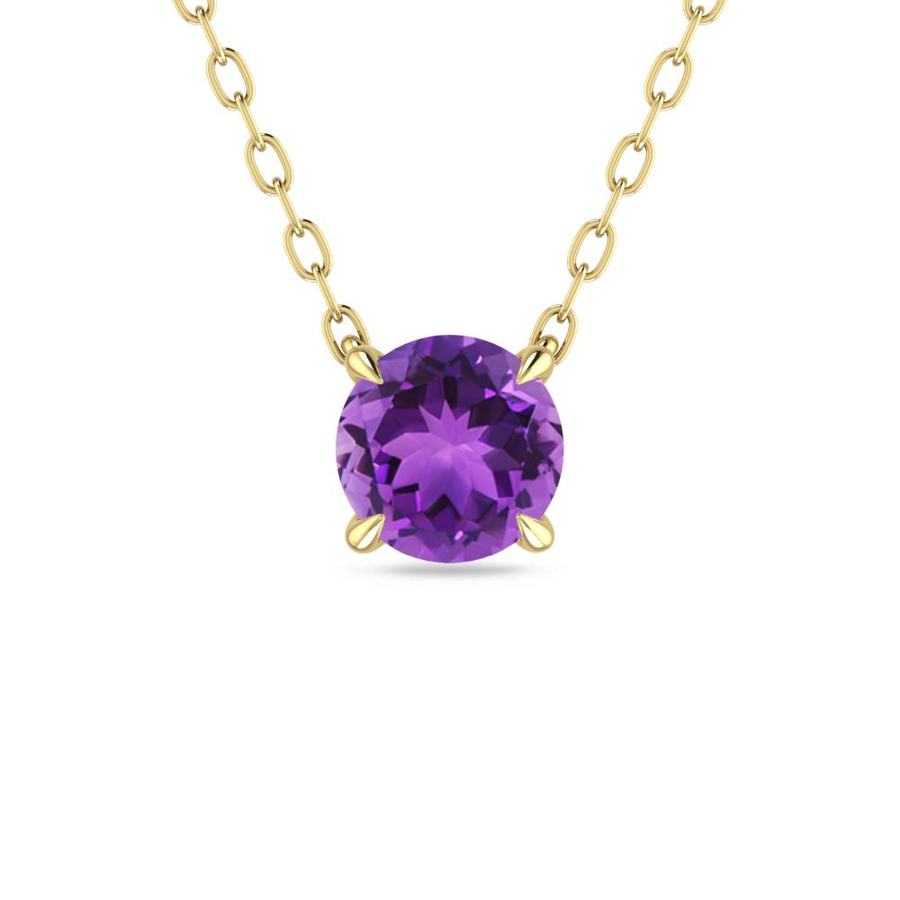 Yellow Gold - Amethyst