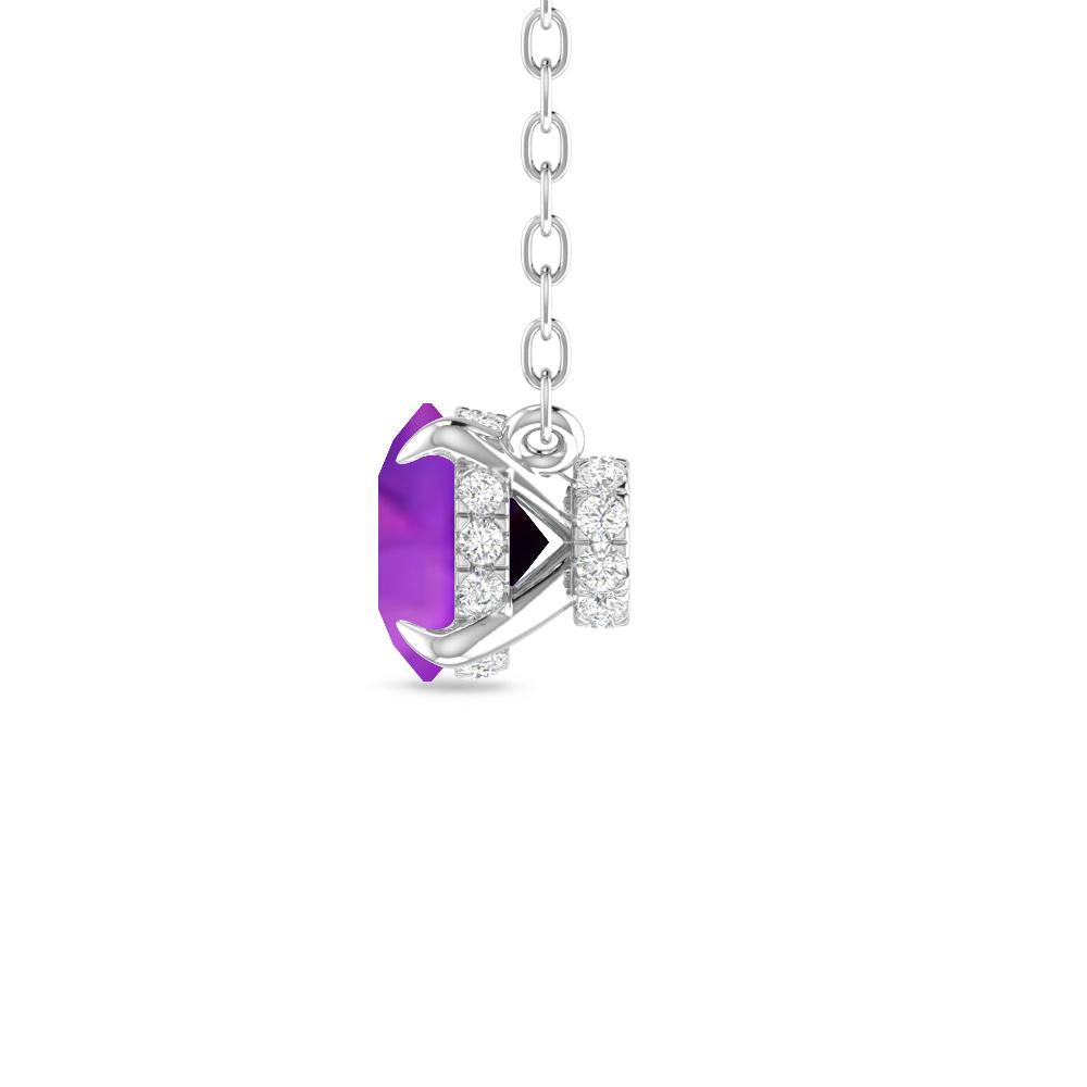 White Gold - Amethyst