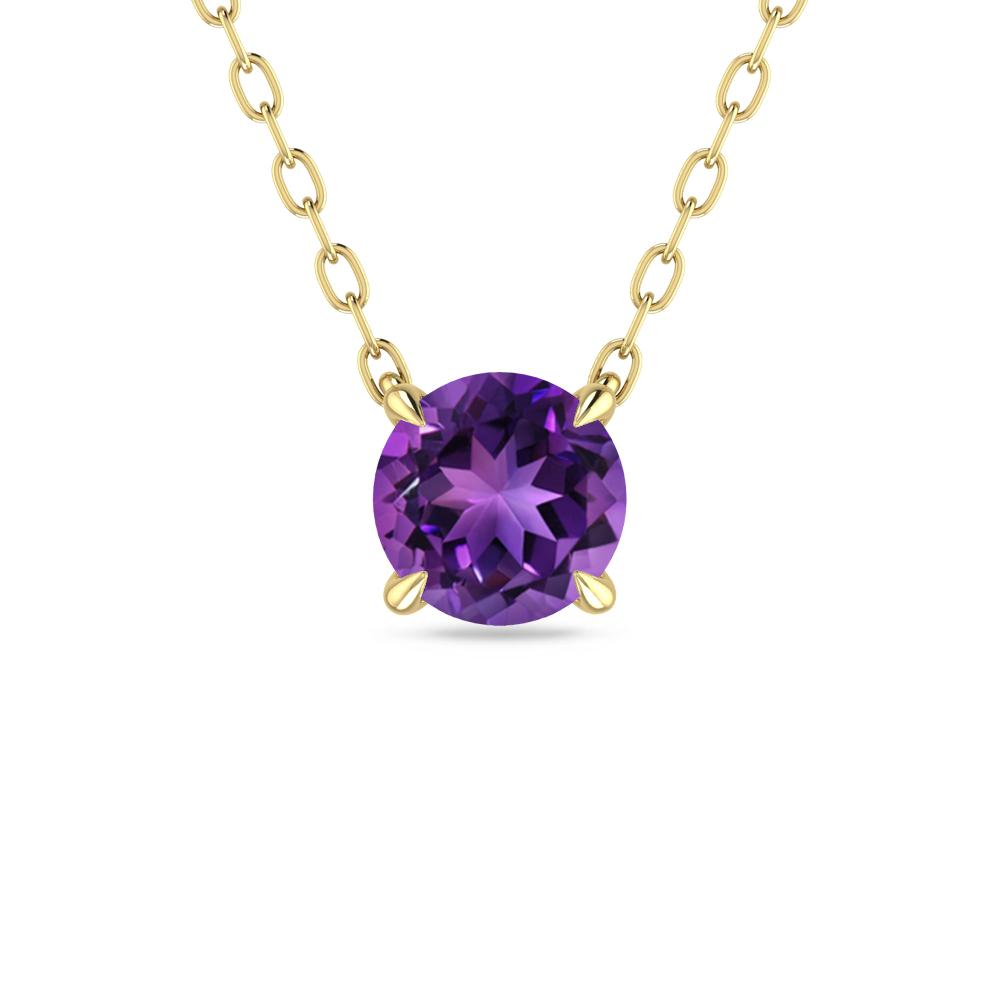 Yellow Gold - Amethyst