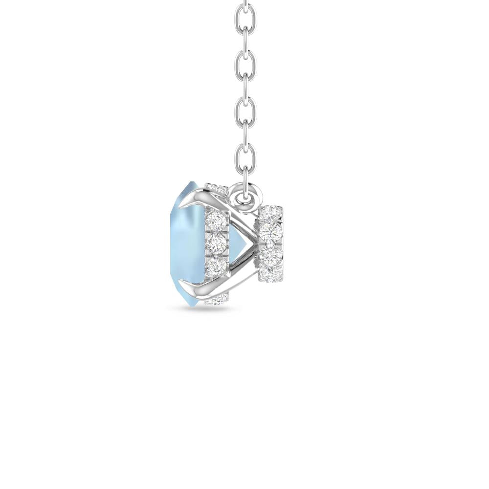 White Gold - Aquamarine