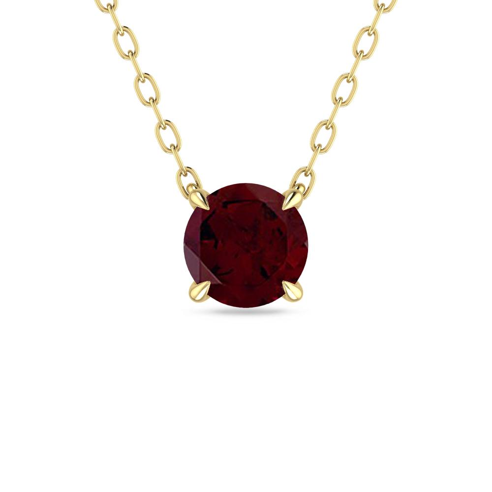 Yellow Gold - Garnet