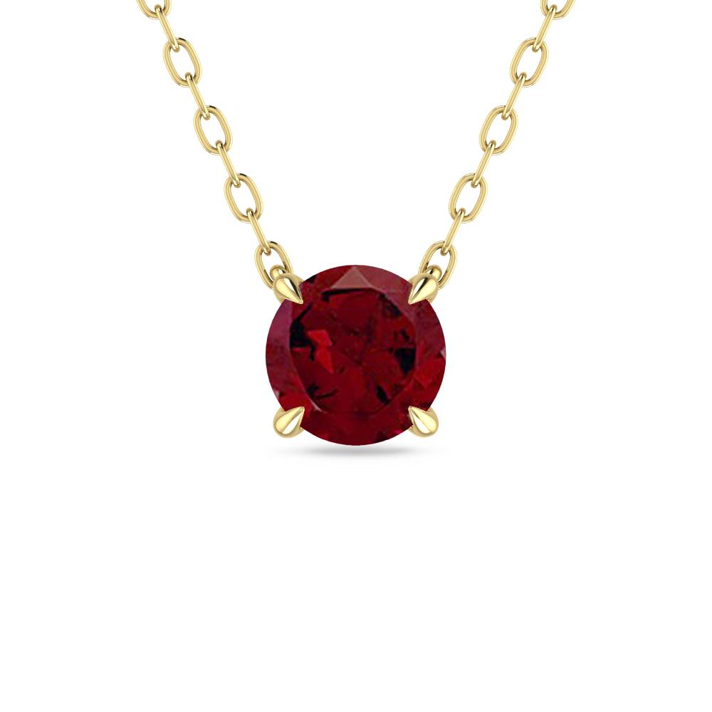 Yellow Gold - Garnet