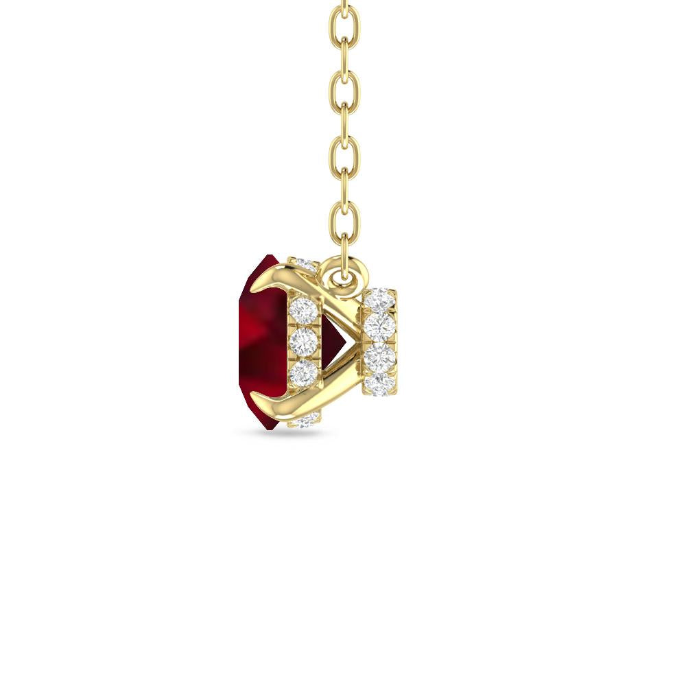 Yellow Gold - Garnet