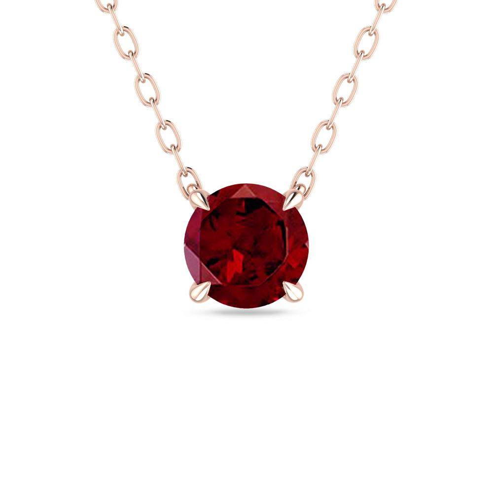 Rose Gold - Garnet