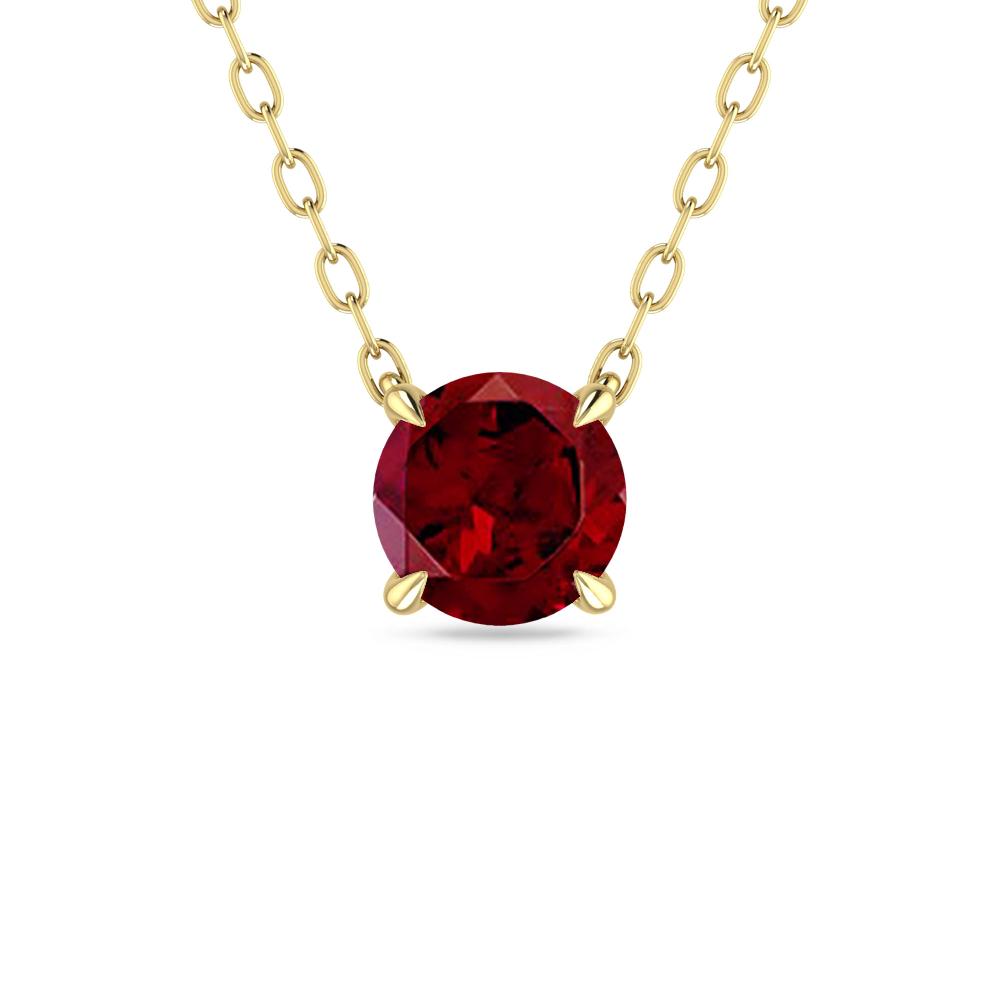 Yellow Gold - Garnet