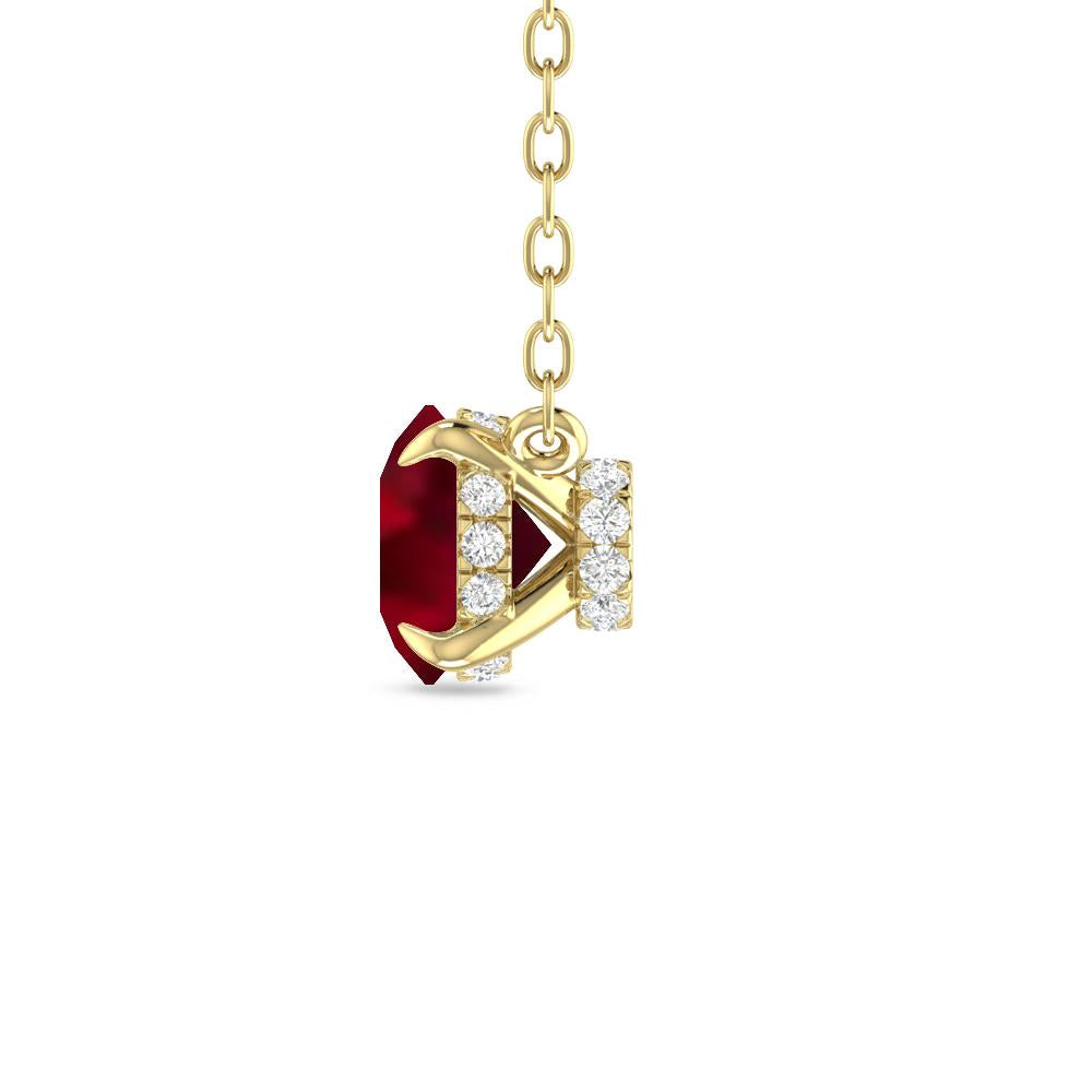 Yellow Gold - Garnet