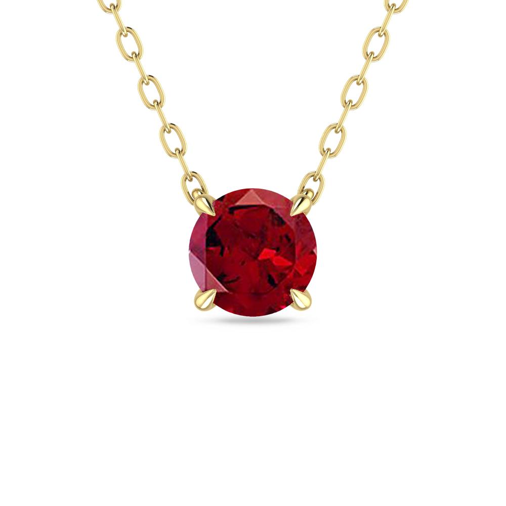 Yellow Gold - Garnet