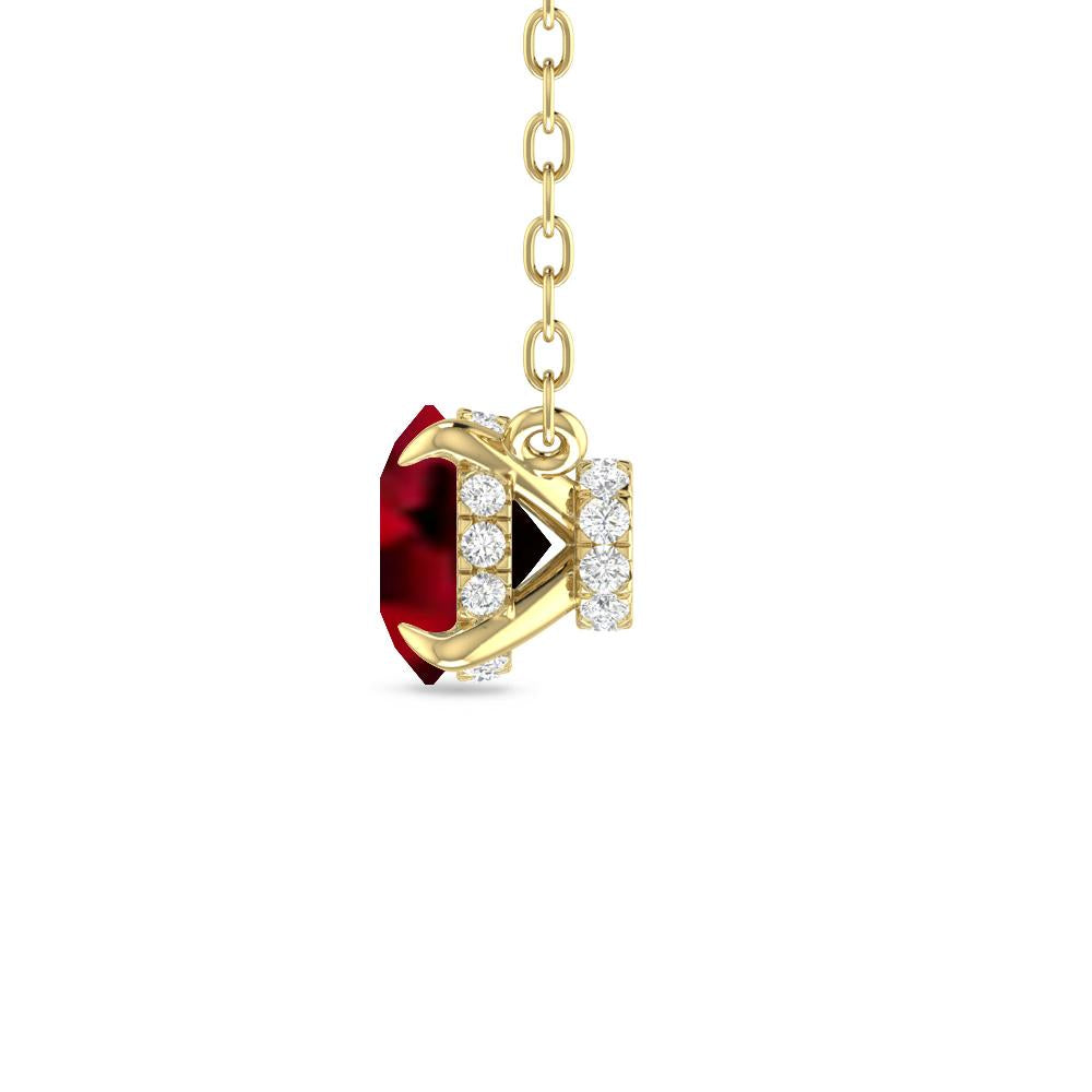 Yellow Gold - Garnet