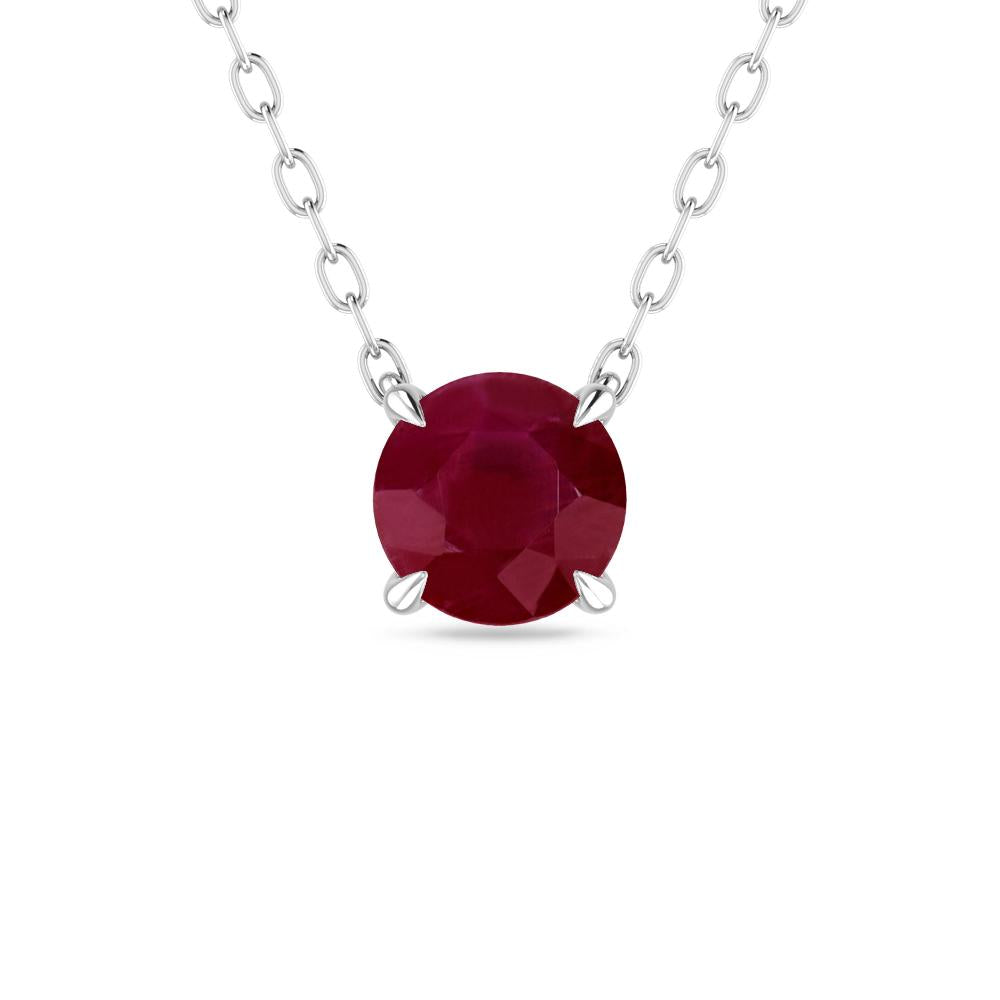 White Gold - Ruby