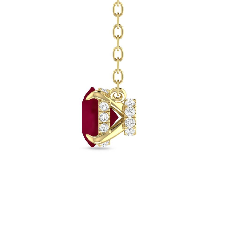 Yellow Gold - Ruby