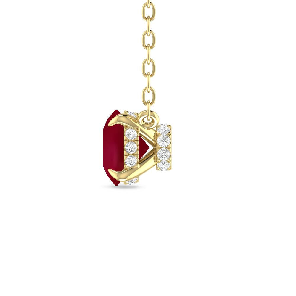 Yellow Gold - Ruby