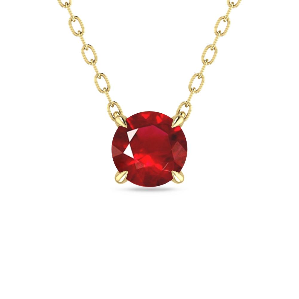 Yellow Gold - Ruby