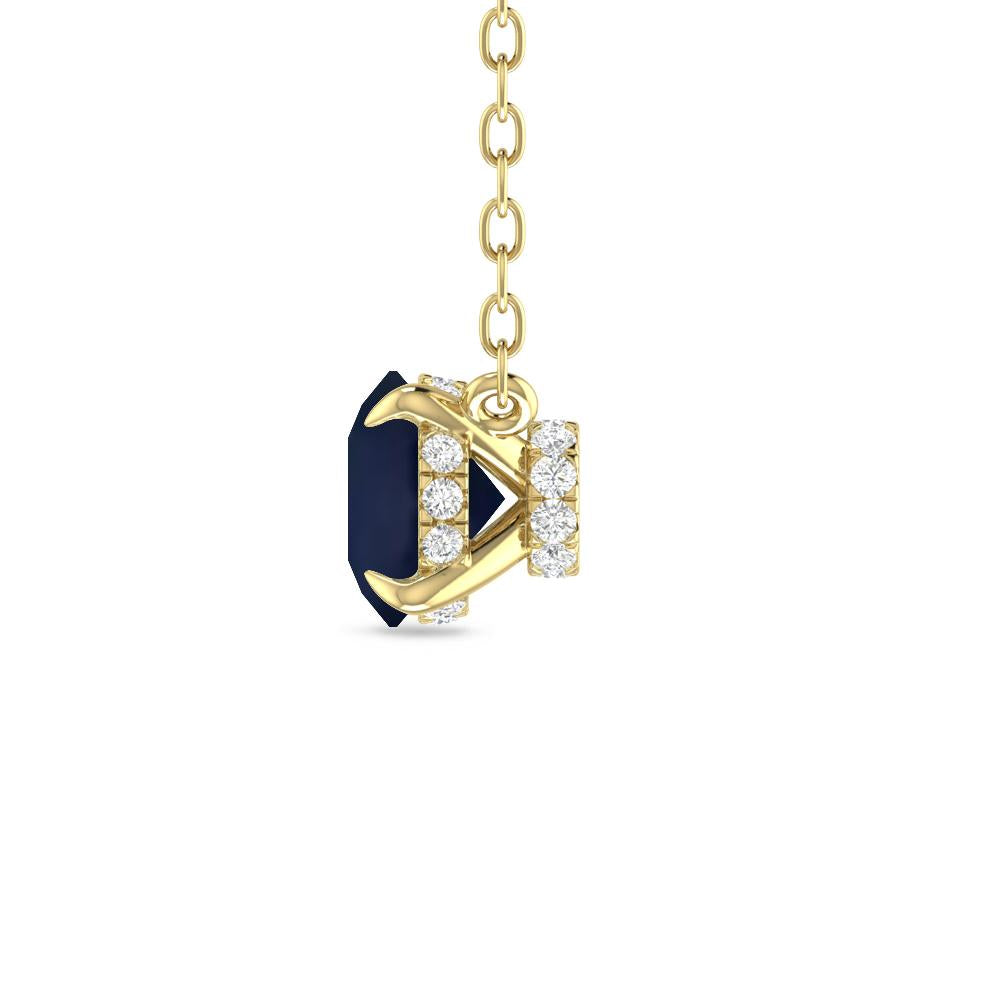 Yellow Gold - Sapphire