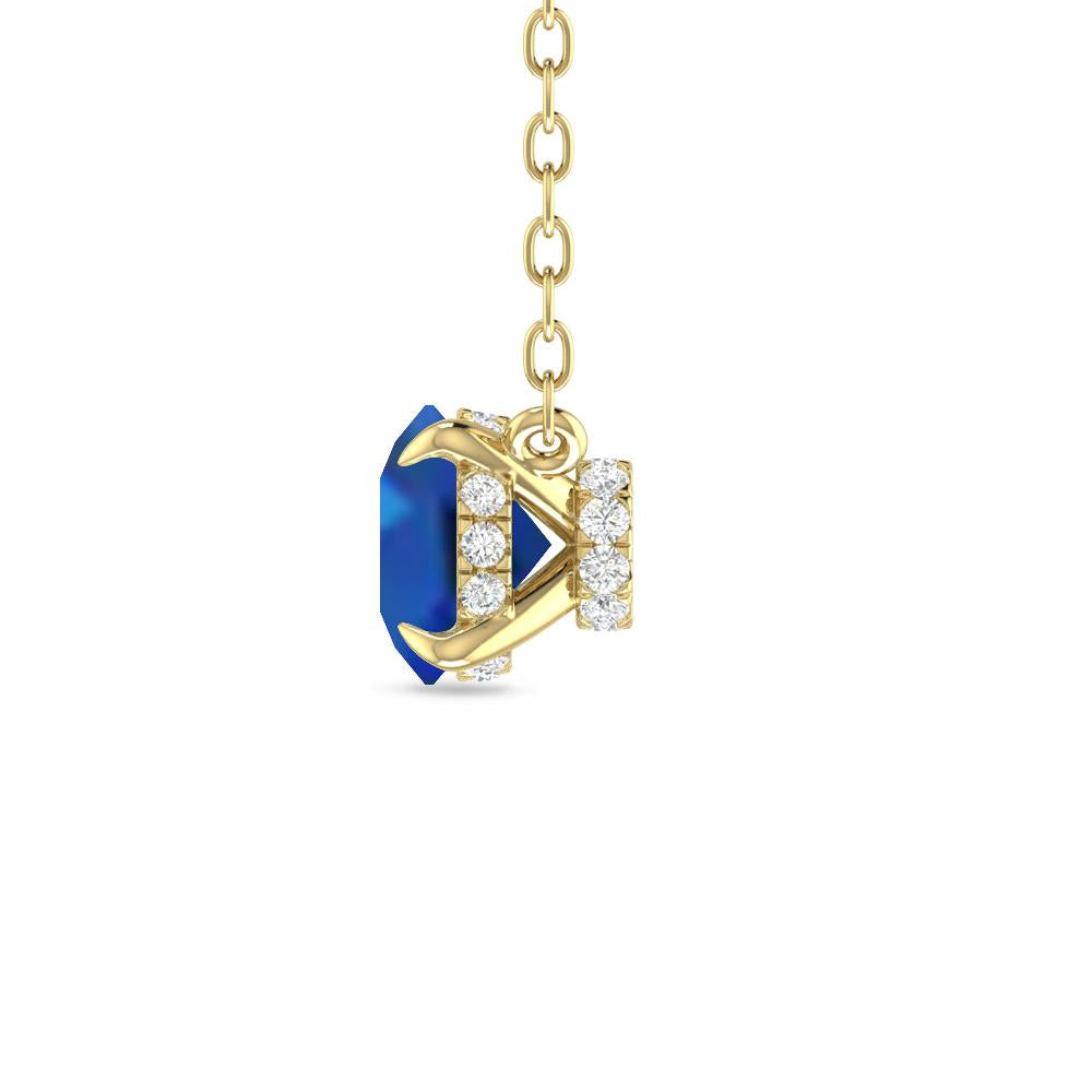 Yellow Gold - Sapphire