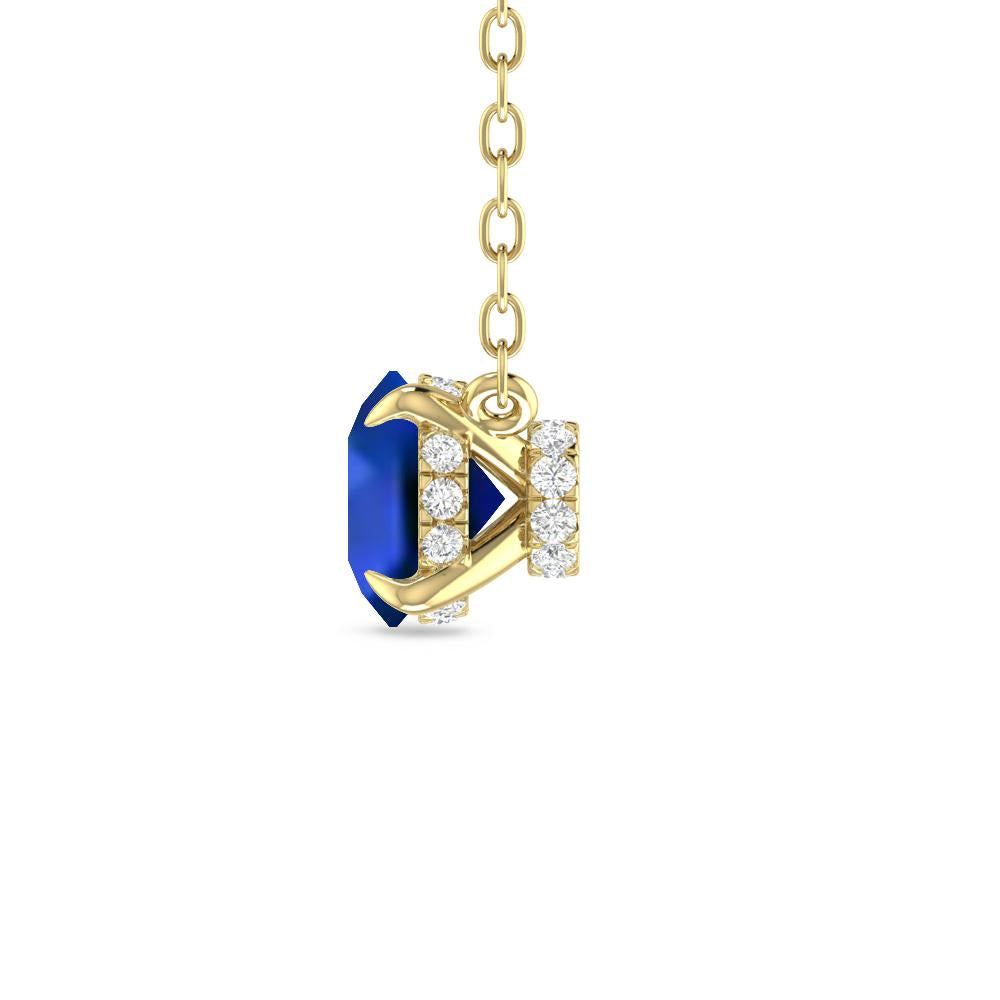 Yellow Gold - Sapphire