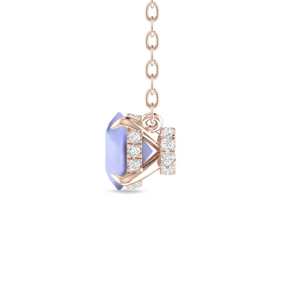 Rose Gold - Tanzanite