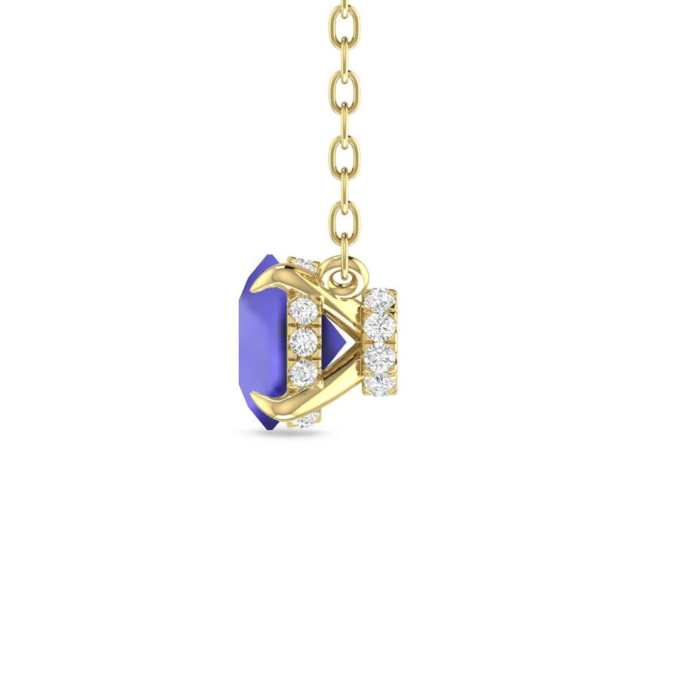 Yellow Gold - Tanzanite