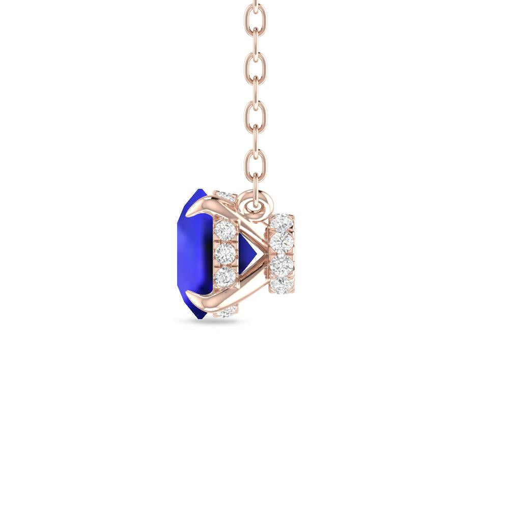 Rose Gold - Tanzanite