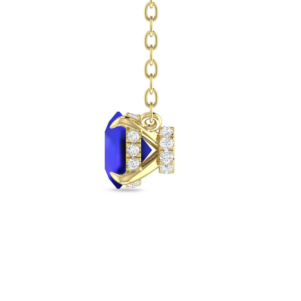 Yellow Gold - Tanzanite