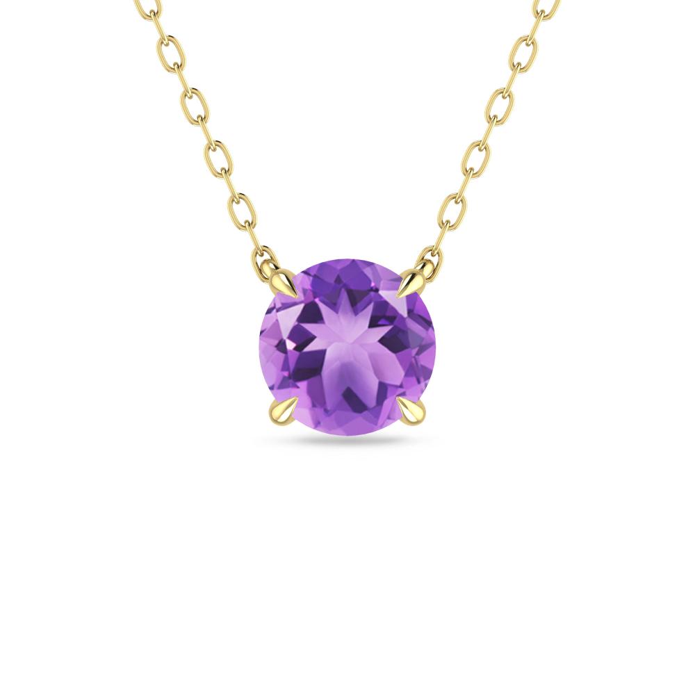 Yellow Gold - Amethyst