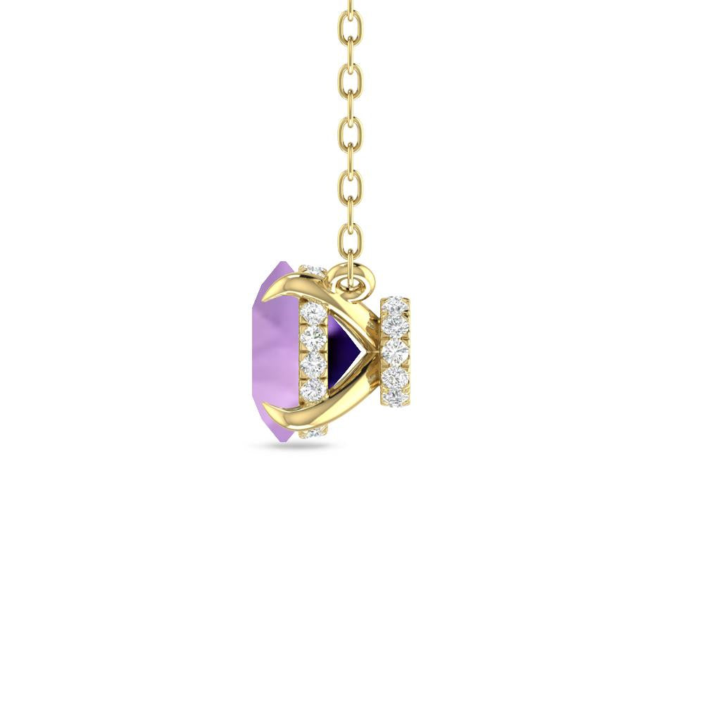 Yellow Gold - Amethyst