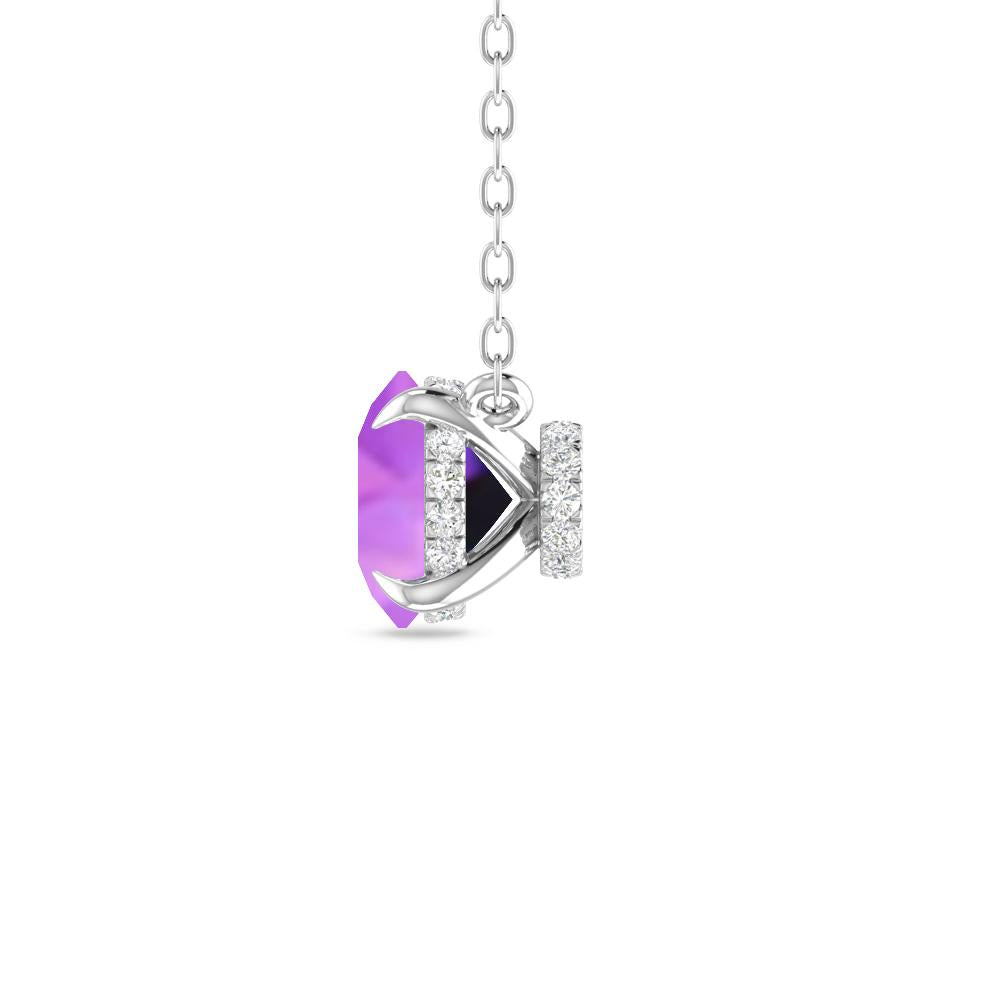 White Gold - Amethyst