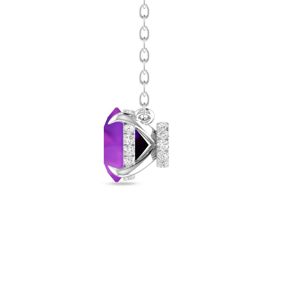 White Gold - Amethyst